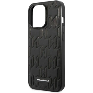Buy Karl Lagerfeld KLHCP13XMNMP1K Apple iPhone 13 Pro Max hardcase black Monogram Plaque - KLD1107 - {ean13} - Home Screen Store Europe