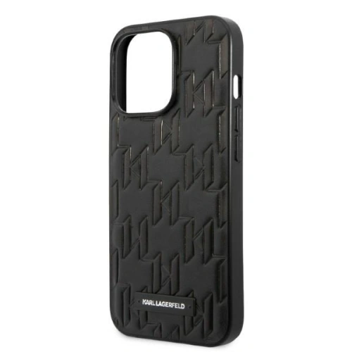 Kup Case Karl Lagerfeld KLHCP13XMNMP1K Apple iPhone 13 Pro Max Hardcase schwarz/black Monogramm-Plakette - KLD1107 - {ean13} - Sklep Home Screen