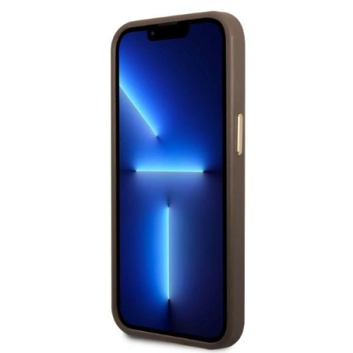 Kup Case Guess GUHMP13XU4GPRW Apple iPhone 13 Pro Max braun/hard case 4G Logo Plate MagSafe - GUE2083 - {ean13} - Sklep Home Screen