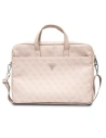Torba Guess GUCB15P4TP 16 hüvelykes rózsaszín Saffiano 4G Hot Stamp Triangle Logo