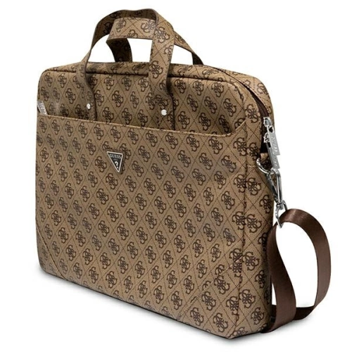 Kup Torba Guess GUCB15P4TW 16 palců hnědá/brown Saffiano 4G Hot Stamp Triangle Logo - GUE2087 - {ean13} - Sklep Home Screen
