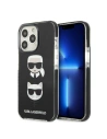 Karl Lagerfeld KLHCP13XTPE2TK Apple iPhone 13 Pro Max hardcase black Karl&Choupette Head