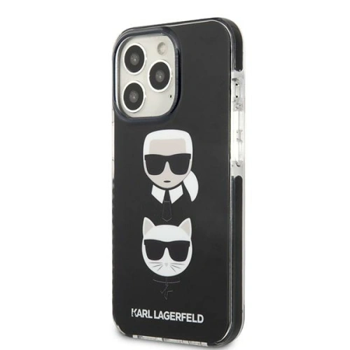 Kup Case Karl Lagerfeld KLHCP13XTPE2TK Apple iPhone 13 Pro Max Hardcase schwarz/black Karl&Choupette Head - KLD1109 - {ean13} - Sklep Home Screen