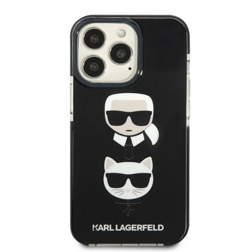 Kup Case Karl Lagerfeld KLHCP13XTPE2TK Apple iPhone 13 Pro Max Hardcase schwarz/black Karl&Choupette Head - KLD1109 - {ean13} - Sklep Home Screen