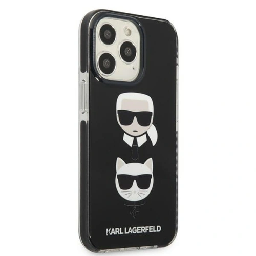 Kup Case Karl Lagerfeld KLHCP13XTPE2TK Apple iPhone 13 Pro Max Hardcase schwarz/black Karl&Choupette Head - KLD1109 - {ean13} - Sklep Home Screen