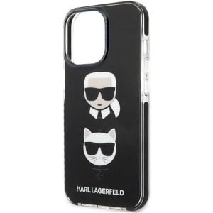 Buy Karl Lagerfeld KLHCP13XTPE2TK Apple iPhone 13 Pro Max hardcase black Karl&Choupette Head - KLD1109 - {ean13} - Home Screen Store Europe