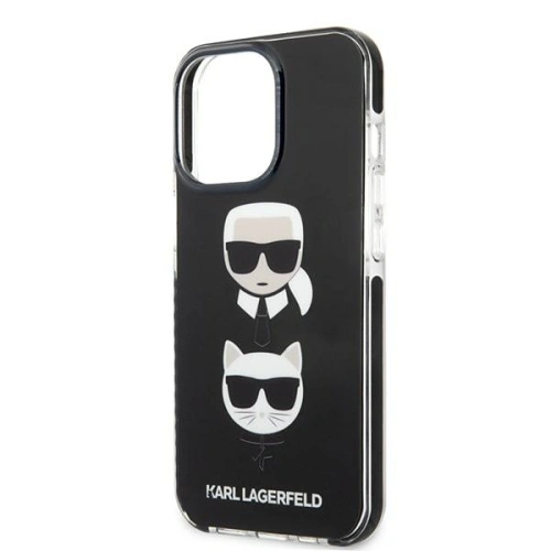 Kup Case Karl Lagerfeld KLHCP13XTPE2TK Apple iPhone 13 Pro Max Hardcase schwarz/black Karl&Choupette Head - KLD1109 - {ean13} - Sklep Home Screen