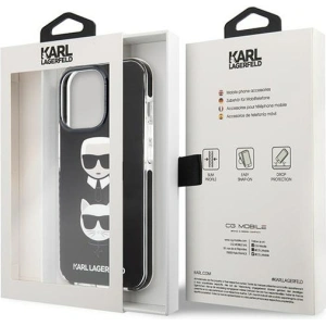 Kup Etui Karl Lagerfeld KLHCP13XTPE2TK Apple iPhone 13 Pro Max keménytok fekete/black Karl&Choupette Head - KLD1109 - {ean13} - Sklep Home Screen