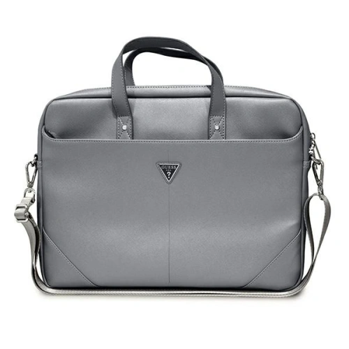 Kup Tasche Guess GUCB15PSATLG 16 Zoll silber/silver Saffiano Hot Stamp Triangle Logo - GUE2089 - {ean13} - Sklep Home Screen