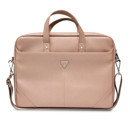 Kup Torba Guess GUCB15PSATLP 16 palců růžová/pink Saffiano Hot Stamp Triangle Logo - GUE2091 - {ean13} - Sklep Home Screen