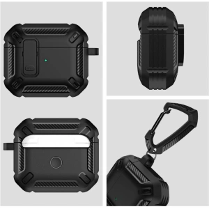 Buy Tech-Protect X-carbo Apple AirPods Pro 2/1 Black - THP1418 - {ean13} - Home Screen Store Europe