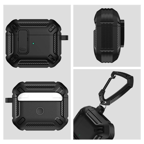 Kup Etui Tech-Protect X-carbo Apple AirPods Pro 2/1 Black - THP1418 - {ean13} - Sklep Home Screen