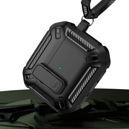 Kup Etui Tech-Protect X-carbo Apple AirPods Pro 2/1 Black - THP1418 - {ean13} - Sklep Home Screen