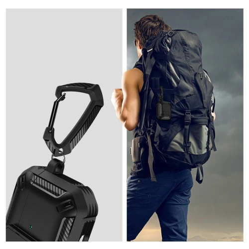 Kup Etui Tech-Protect X-carbo Apple AirPods Pro 2/1 Black - THP1418 - {ean13} - Sklep Home Screen