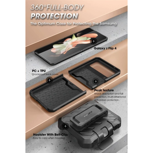 Buy Supcase Unicorn Beetle Pro Samsung Galaxy Z Flip 4 Guldan - SPC305 - {ean13} - Home Screen Store Europe