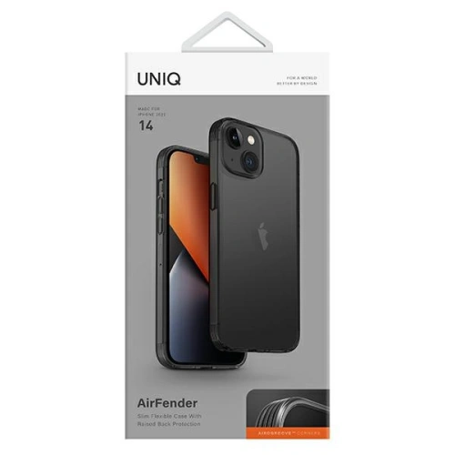 Kup Etui UNIQ Air Fender Apple iPhone 14 šedé/zakouřená šedá - UNIQ650 - {ean13} - Sklep Home Screen