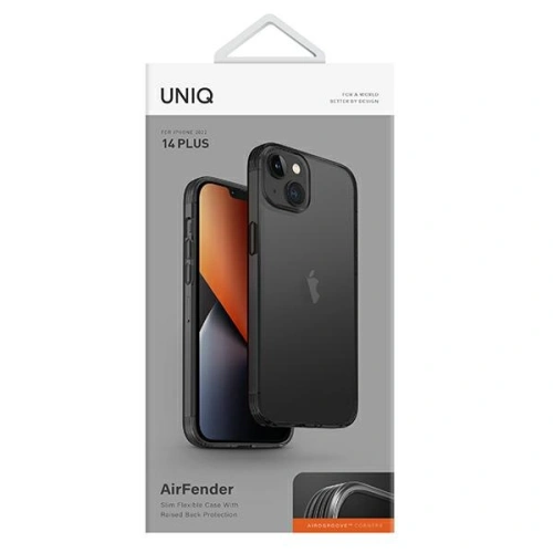 Kup Etui UNIQ Air Fender Apple iPhone 14 Plus / 15 Plus szürke/füstös szürke árnyalatú - UNIQ651 - {ean13} - Sklep Home Screen