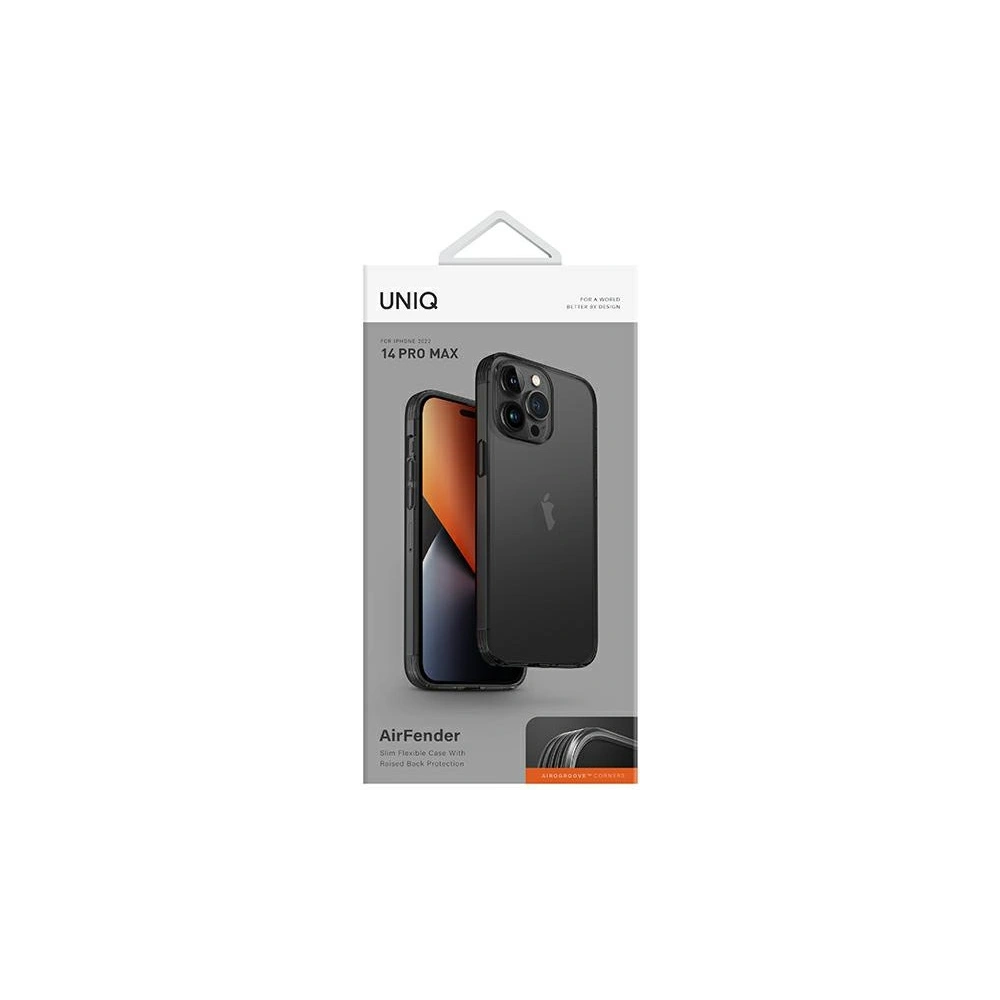 Etui UNIQ Air Fender Apple iPhone 14 Pro Max szary/smoked grey tinted