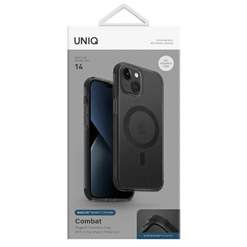Kup Case UNIQ Combat für Apple iPhone 14 Magclick Charging schwarz/anthrazit - UNIQ658 - {ean13} - Sklep Home Screen