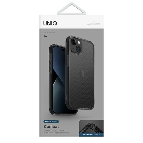 Kup UNIQ Combat Case für Apple iPhone 14 schwarz/Carbon schwarz - UNIQ659 - {ean13} - Sklep Home Screen