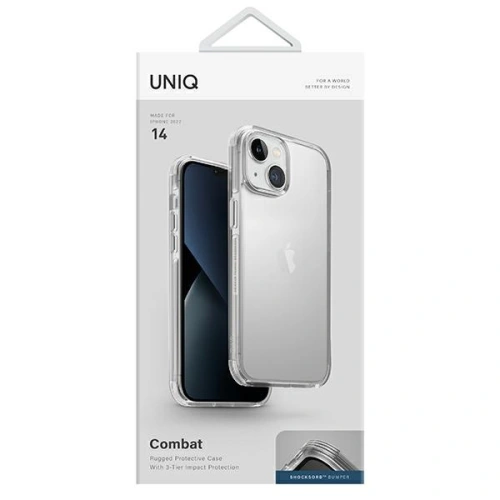 Kup Etui UNIQ Combat Apple iPhone 14 przeźroczysty/crystal - UNIQ660 - {ean13} - Sklep Home Screen