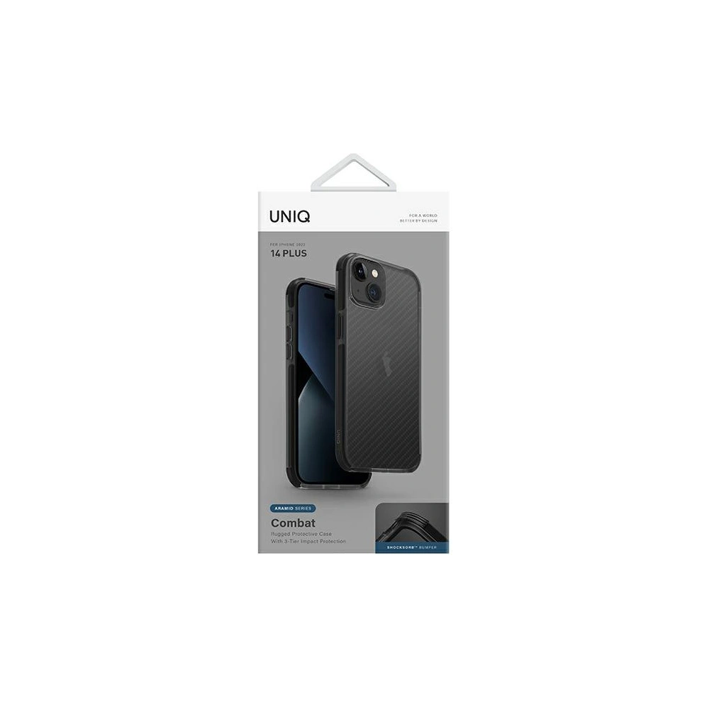 Etui UNIQ Combat Apple iPhone 14 Plus / 15 Plus czarny/carbon black