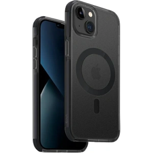 Etui UNIQ Combat Apple iPhone 14 Plus / 15 Plus Magclick Charging czarny/concrete charcoal