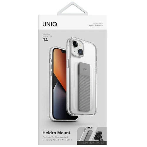 Kup Etui UNIQ Heldro Mount Apple iPhone 14 átlátszó/lucent clear - UNIQ671 - {ean13} - Sklep Home Screen