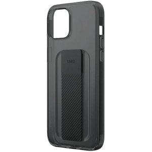 Etui UNIQ Heldro Mount Apple iPhone 14 Plus / 15 Plus czarny/vapour smoke