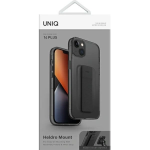 Etui UNIQ Heldro Mount Apple iPhone 14 Plus / 15 Plus czarny/vapour smoke