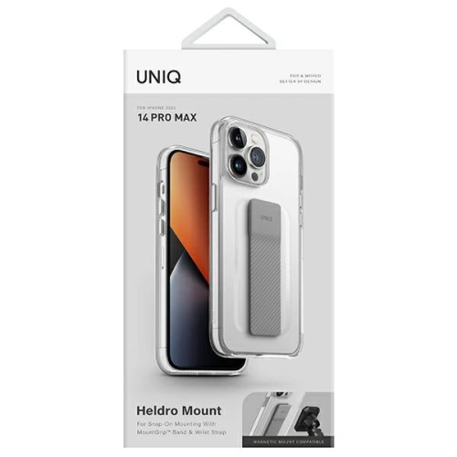Kup Etui UNIQ Heldro Mount Apple iPhone 14 Pro Max przeźroczysty/lucent clear - UNIQ674 - {ean13} - Sklep Home Screen