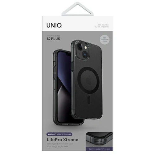 Kup Etui UNIQ LifePro Xtreme Apple iPhone 14 Plus / 15 Plus Magclick Charging černý/frost smoke - UNIQ681 - {ean13} - Sklep Home Screen