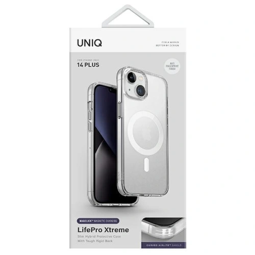 Kup Case UNIQ LifePro Xtreme für Apple iPhone 14 Plus / 15 Plus Magclick Charging transparent/frost clear - UNIQ682 - {ean13} - Sklep Home Screen