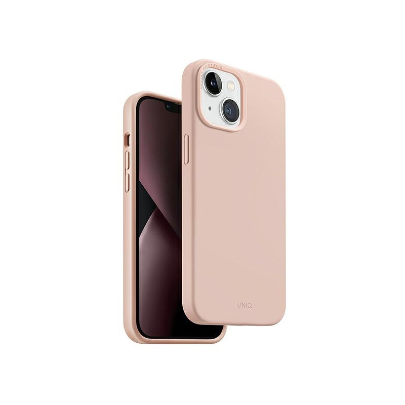 Kup Etui UNIQ Lino Hue Apple iPhone 14 Magclick Charging różowy/blush pink - 8886463681978 - UNIQ690 - Homescreen.pl