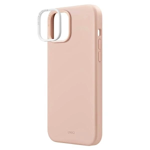 Etui UNIQ Lino Hue Apple iPhone 14 Plus / 15 Plus Magclick Charging różowy/blush pink