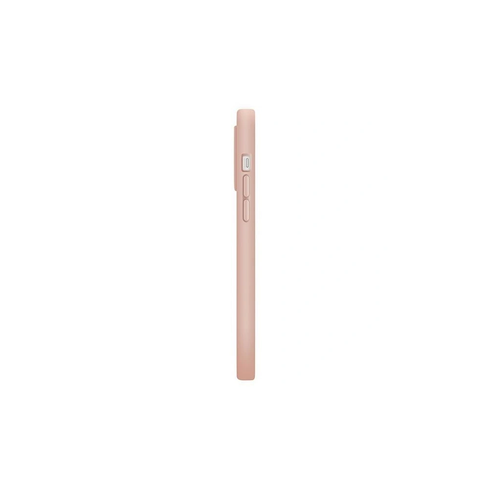 Etui UNIQ Lino Hue Apple iPhone 14 Plus / 15 Plus Magclick Charging różowy/blush pink