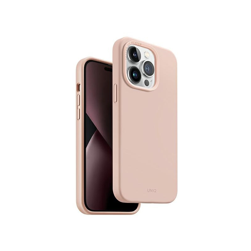 Kup Etui UNIQ Lino Hue Apple iPhone 14 Pro Magclick Charging rózowy/blush pink - 8886463681992 - UNIQ694 - Homescreen.pl