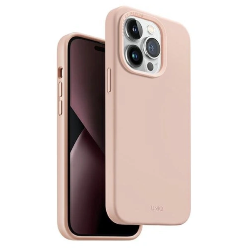 Kup Etui UNIQ Lino Hue Apple iPhone 14 Pro Max Magclick Charging růžový/blush pink - UNIQ696 - {ean13} - Sklep Home Screen
