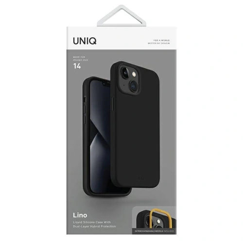 Kup Etui UNIQ Lino Apple iPhone 14 černý/midnight black - UNIQ698 - {ean13} - Sklep Home Screen
