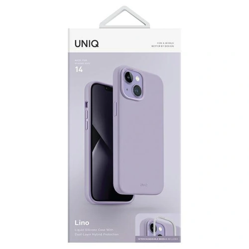 Kup Case UNIQ Lino Apple iPhone 14 lilak/lila Lavendel - UNIQ699 - {ean13} - Sklep Home Screen