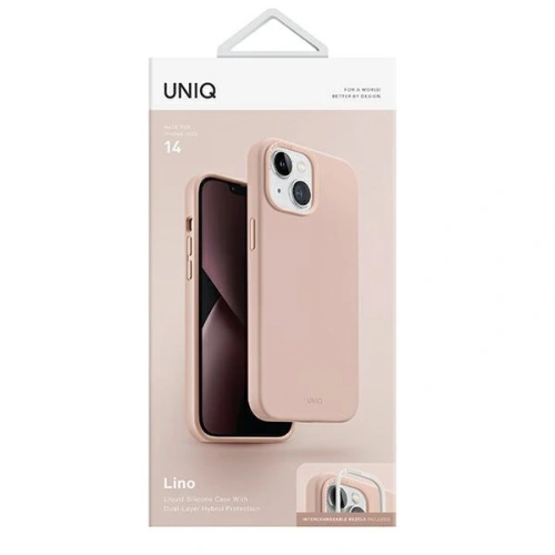 Kup Case UNIQ Lino für Apple iPhone 14 rosa/blush pink - UNIQ701 - {ean13} - Sklep Home Screen