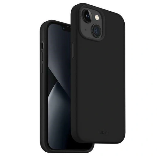 Kup Case UNIQ Lino Apple iPhone 14 Plus / 15 Plus schwarz/midnight black - UNIQ702 - {ean13} - Sklep Home Screen