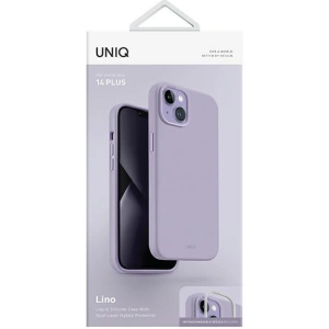 Etui UNIQ Lino Apple iPhone 14 Plus / 15 Plus lilak/lilac lavender