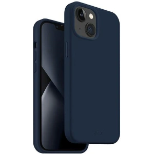 Etui UNIQ Lino Apple iPhone 14 Plus / 15 Plus niebieski/marine blue
