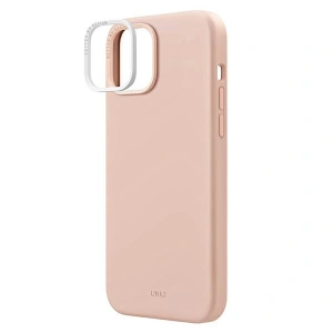 Etui UNIQ Lino Apple iPhone 14 Plus / 15 Plus różowy/blush pink