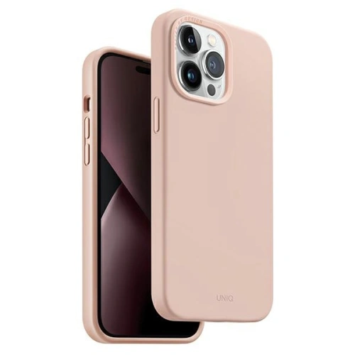 Kup Etui UNIQ Lino Apple iPhone 14 Pro Max rózsaszín/pink blush - UNIQ711 - {ean13} - Sklep Home Screen