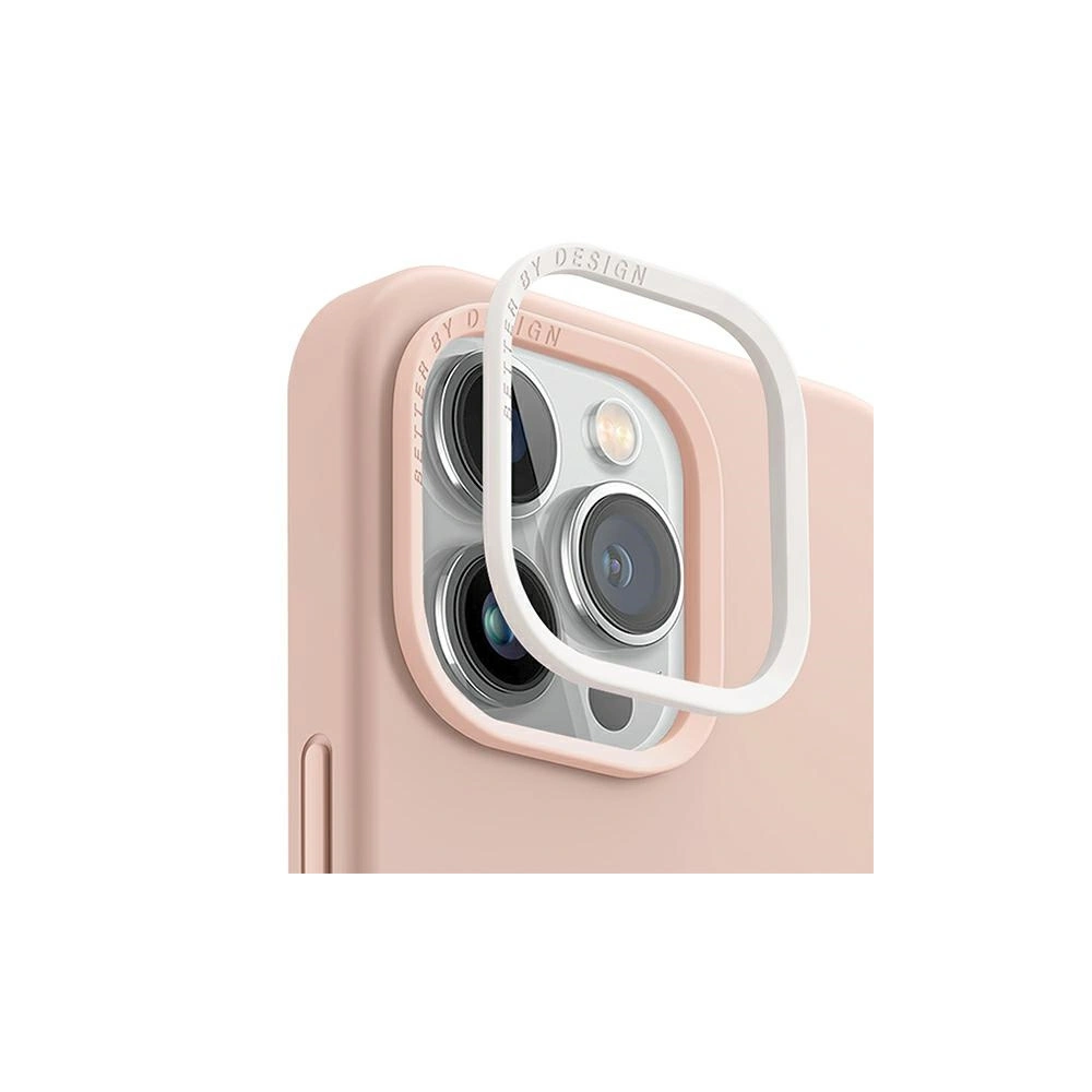 Etui UNIQ Lino Apple iPhone 14 Pro Max różowy/pink blush