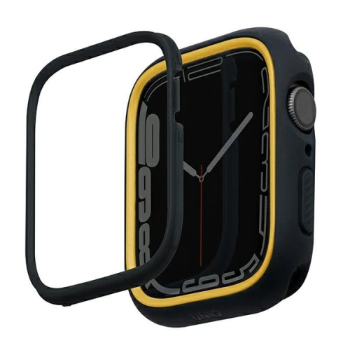 Kup Etui UNIQ Moduo Apple Watch Series 4/5/6/7/8/SE 40/41mm černý-hořčicový/midnight-mustard - UNIQ712 - {ean13} - Sklep Home Screen