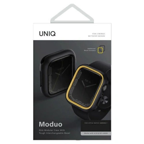 Buy UNIQ Moduo case Apple Watch Series 4/5/6/7/8/SE 40/41mm black-mustard/midnight-mustard - UNIQ712 - {ean13} - Home Screen Store Europe