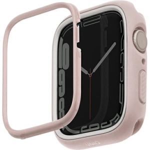Etui UNIQ Moduo Apple Watch Series 4/5/6/7/8/SE 40/41mm rózsaszín-fehér/blush-white